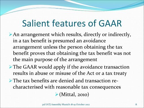 GAAR - Trinidad & Tobago - Iatj.net