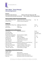 View Resume - Themed Entertainment Association