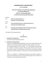 BUNDESENTGELTTARIFVERTRAG - Deutscher Abbruchverband eV