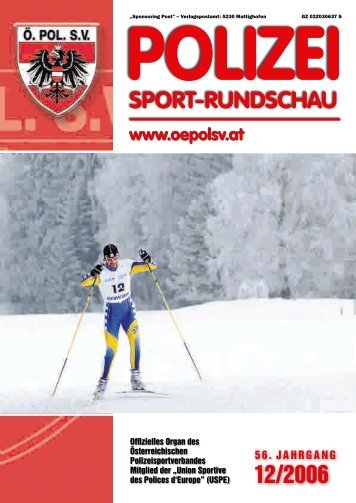 SPORT-RUNDSCHAU - Österreichischer Polizeisportverband