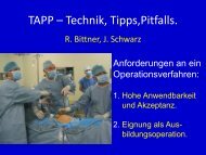 TAPP – Technik, Tipps,Pitfalls. - Bsbb