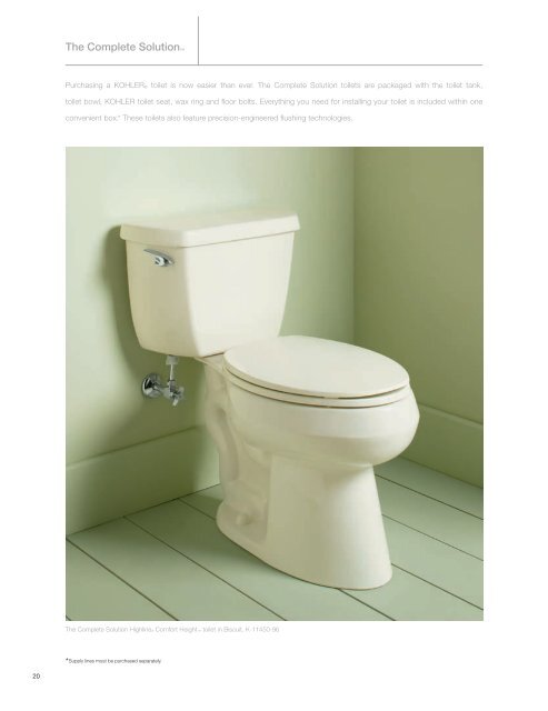 Toilets - me.KOHLER.com