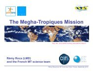 Overview of Megha-Tropiques Mission