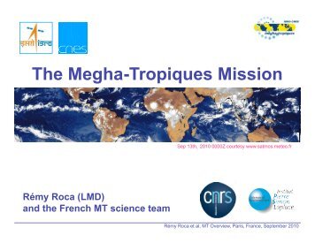 Overview of Megha-Tropiques Mission