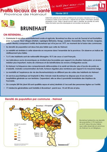 BRUNEHAUT - La Province de Hainaut