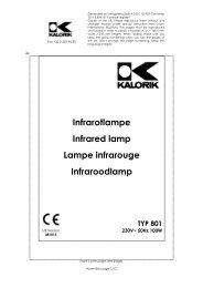 Infrarotlampe Infrared lamp Lampe infrarouge Infraroodlamp