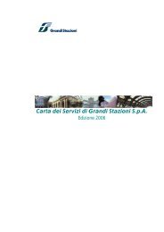 Carta dei Servizi GrandiStazioni (.pdf 494 KB ) - Grandi Stazioni S.p.A.