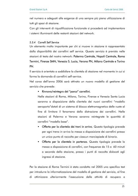 Carta dei Servizi GrandiStazioni (.pdf 494 KB ) - Grandi Stazioni S.p.A.