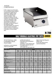 HALF MODULE ELECTRIC FRY TOPS - Progastro