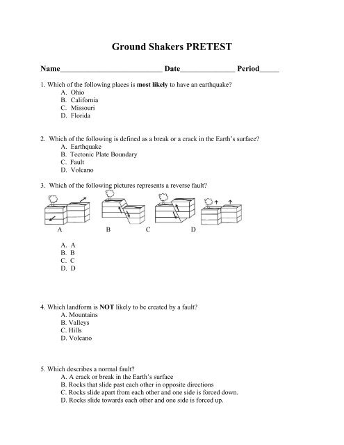 Pre-test and Post Test Questions(pdf)