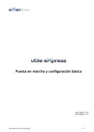 Notas puesta en marcha utile eXpress