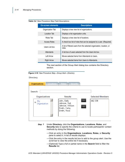 UA5200 Procedure Manager Administrator Operations Guide - NEC ...