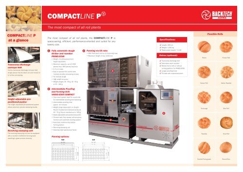 compactline - Cinch Bakery Equipment