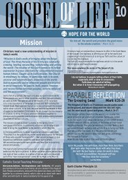 PARABLE REFLECTION - St Columbans Mission Society