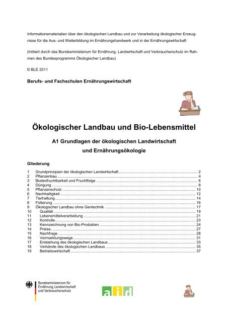 Ökologischer Landbau und Bio-Lebensmittel - Oekolandbau.de