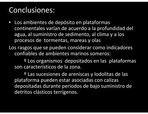 Ambientes marinos someros terrÃ­genos