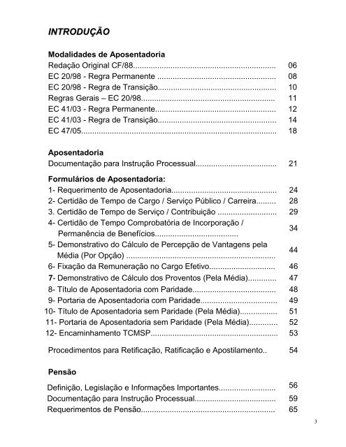 Cartilha Aposentadoria - Tribunal de Contas do MunicÃ­pio de SÃ£o ...