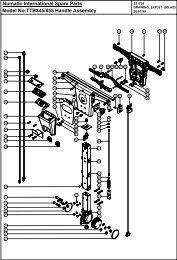 Numatic International Spare Parts Model No:TTB345/455 Handle ...
