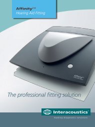 The professional fitting solution - Sonorom