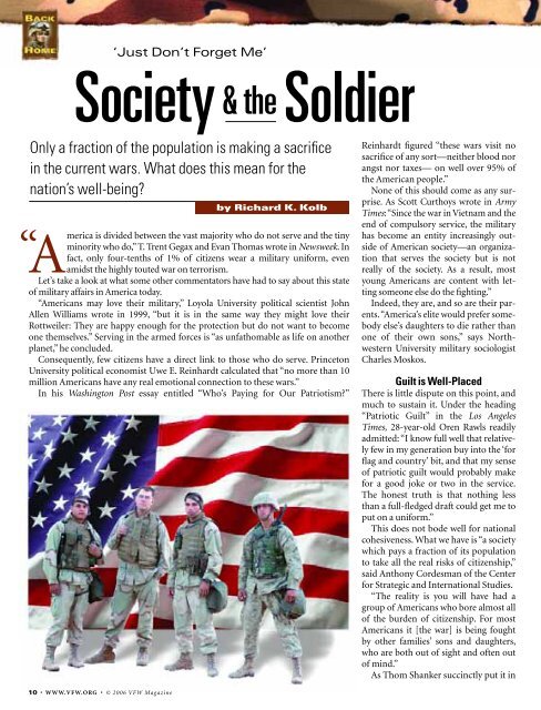 2006 VFW Magazine - Veterans of Foreign Wars