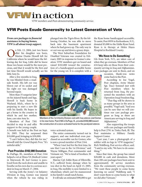 2006 VFW Magazine - Veterans of Foreign Wars