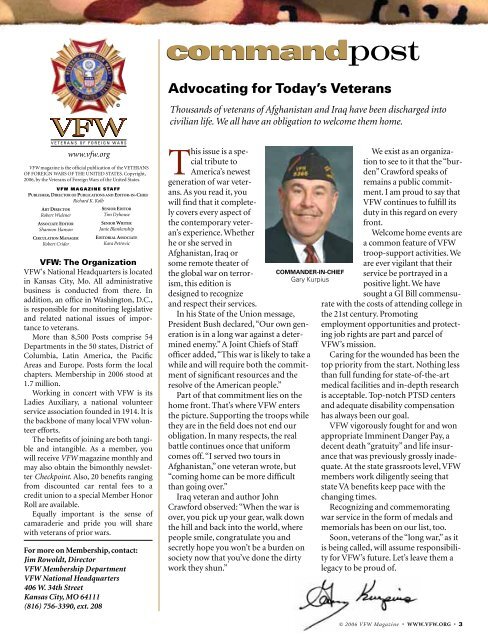 2006 VFW Magazine - Veterans of Foreign Wars