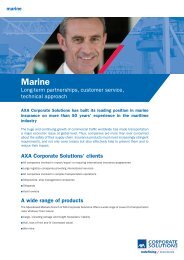 Marine - AXA Corporate Solutions