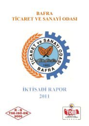 Ä°ktisadi Rapor 2011 - Bafra Ticaret ve Sanayi OdasÄ±