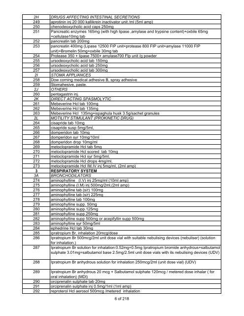 for all therapeutic categories - Iraq Watch