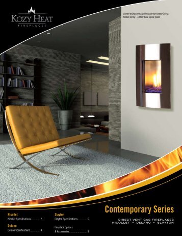Contemporary Series - Kozy Heat Fireplaces
