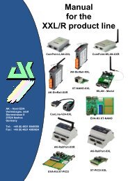 Manual for the XXL/R product line - AK-Nord GmbH