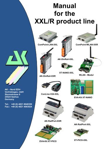 Manual for the XXL/R product line - AK-Nord GmbH