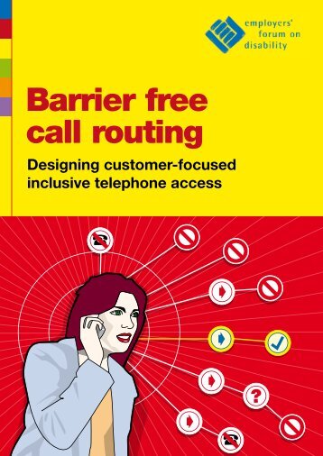 Barrier free call routing - CallNorthWest