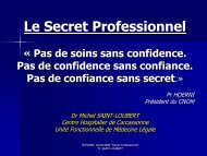 Le Secret Professionnel - sofomec