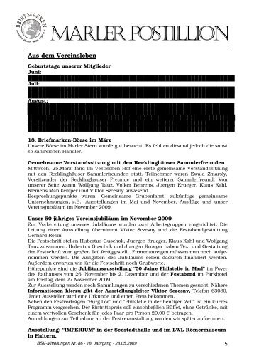 Mitteilung 86 - Marler-philatelisten.de