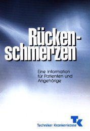 Rückenschmerzen - QMG - Qualität und Management im ...