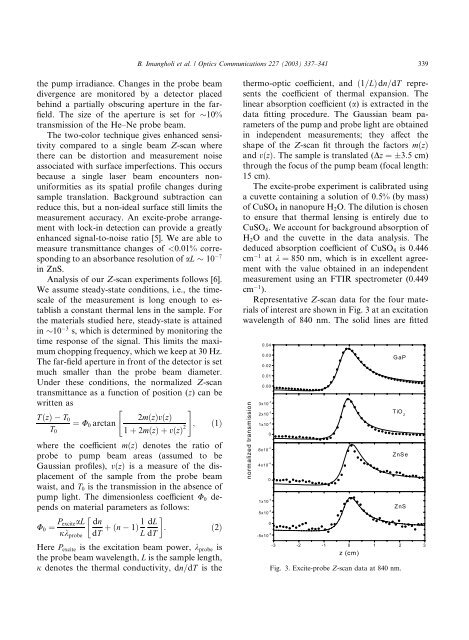 Absorption spectra of wide-gap semiconductors in their ...