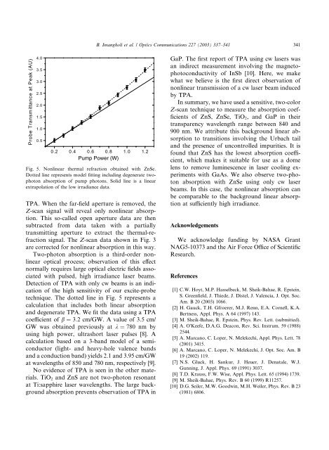 Absorption spectra of wide-gap semiconductors in their ...