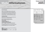 Media-Informationen - CORPORATE FINANCE fachportal