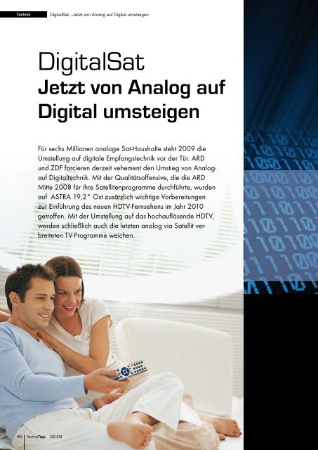 Jetzt von Analog auf Digital umsteigen