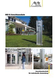 MS18 AnschlusssÃ¤ule - Moser Systemelektrik