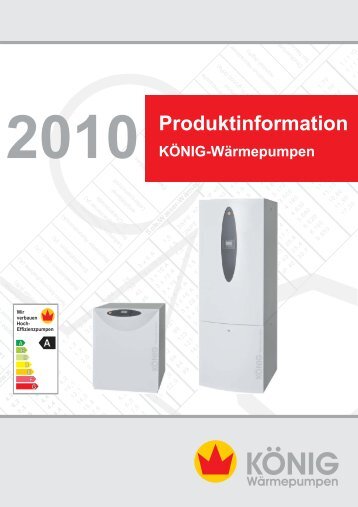 Produktinformation König-Wärmepumpen - IBB Haustechnik