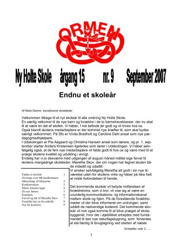 September2007 - Ny Holte Skole