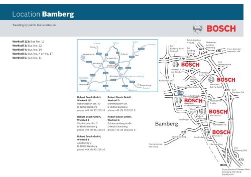 Location Bamberg - Bosch-Kalibrierdienst