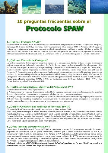 Protocolo SPAW - CAR-SPAW-RAC
