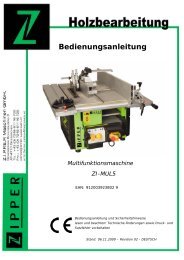 Anleitung Zipper MUL5