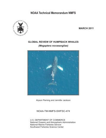NOAA Technical Memorandum NMFS - Southwest Fisheries ...