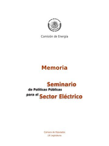 Memoria Seminario Sector ElÃ©ctrico Seminario Sector ElÃ©ctrico