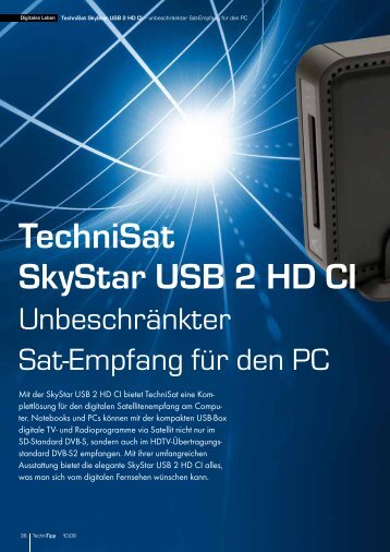 TechniSat SkyStar USB 2 HD CI