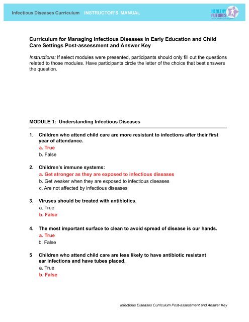 child care assignment answers